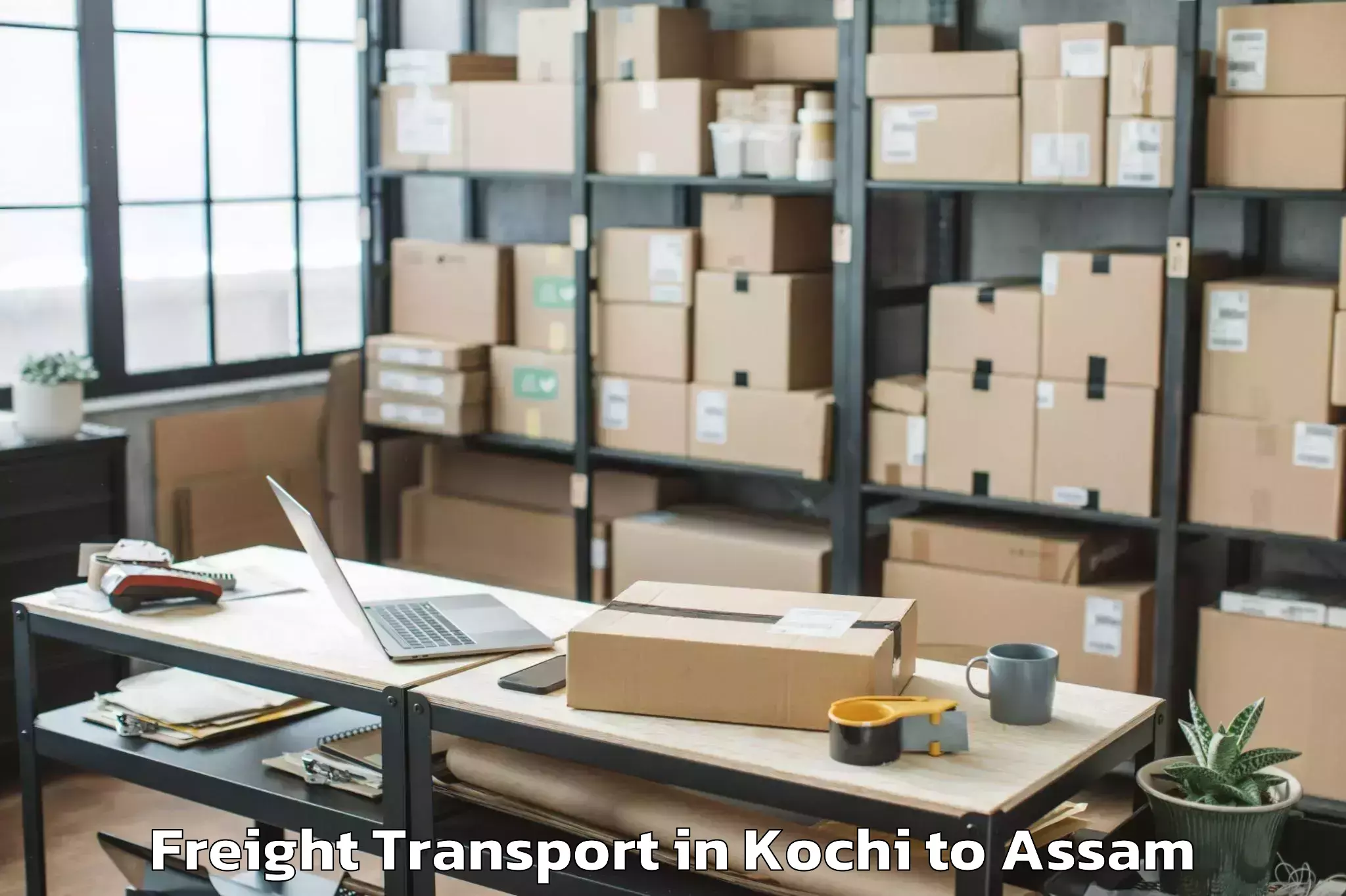 Hassle-Free Kochi to Naharkatiya Freight Transport